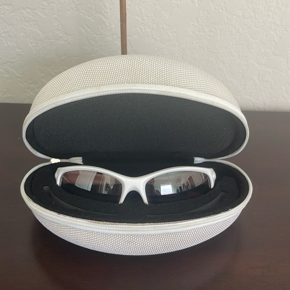 Women Oakley sunglasses.